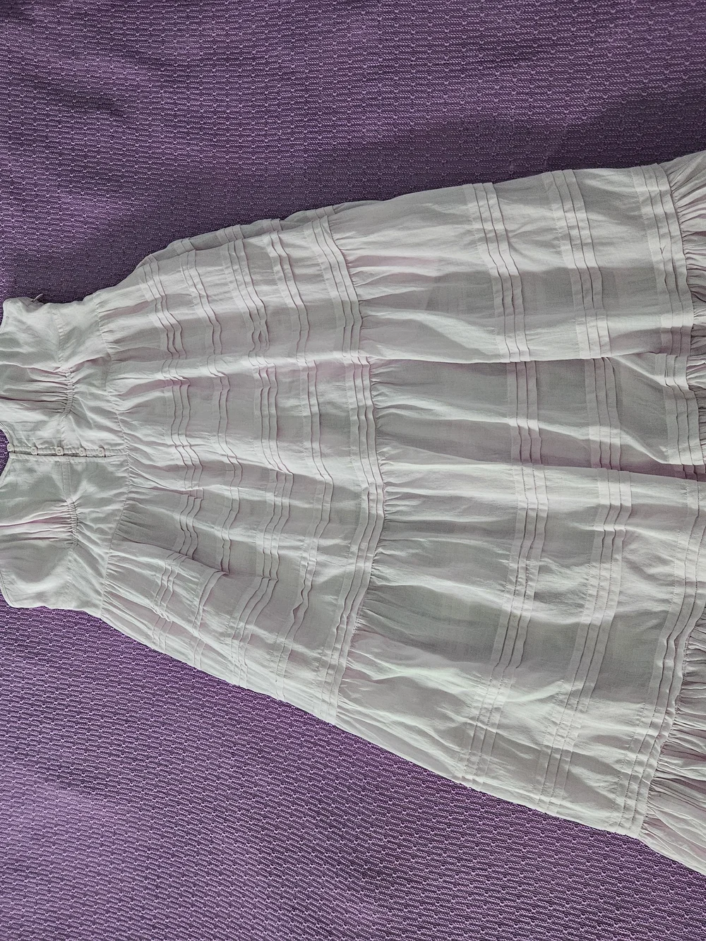 J. Crew Light Pink Tiered Spaghetti-Strap Maxi Dress